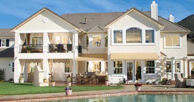 Large white house