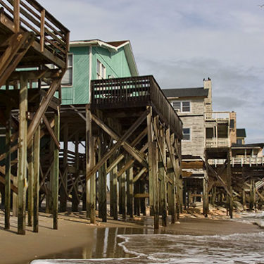 Two Outer Banks Homes Collapse Into Ocean on Same Day