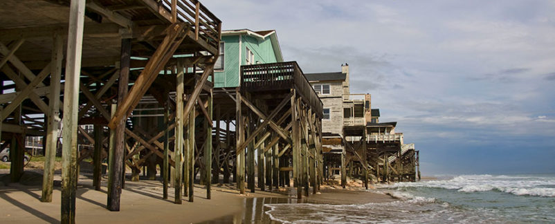 Two Outer Banks Homes Collapse Into Ocean on Same Day